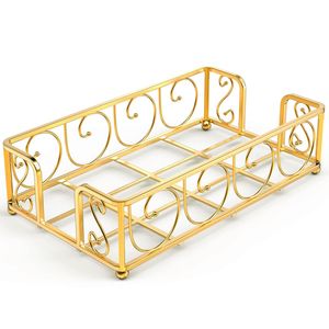 Panier à serviettes en métal durable avec une construction durable, parfait pour une utilisation quotidienne dans la cuisine et la salle à manger - Product Image 2