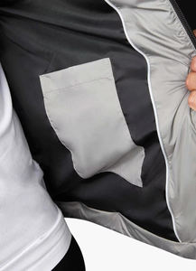 Blouson matelassé léger et respirant pour homme, avec capuche amovible, résistant à l'eau et à séchage rapide, style streetwear, collection hiver 2026 - Product Image 6