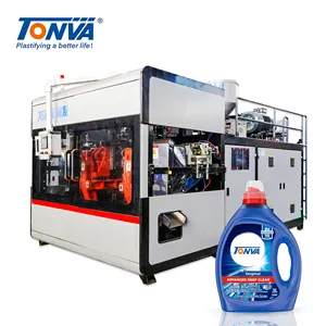 Machine de moulage par soufflage de bouteilles de détergent à lessive en plastique HDPE TONVA
