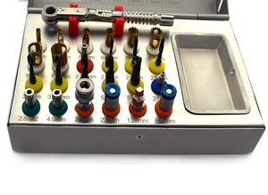 KIT de implante UNIVERSAL, instrumento DENTAL básico, KIT quirúrgico UNIVERSAL básico de 25 piezas - Product Image 3
