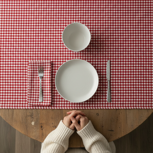 Soft Terry Cotton <b>Tablecloth</b> 140x180cm – Durable, Easy Wash, Minimalist Style, Premium Home Textile - Product Image 3