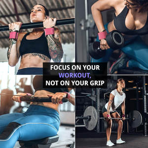 Sangles de poignet en néoprène respirantes antidérapantes de qualité supérieure avec fermeture auto-agrippante pour la musculation et la salle de sport - Product Image 3