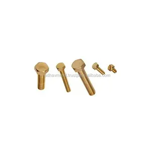 Indian Supplier High Selling All Size Brass Nuts and Bolts Available At Factory Price