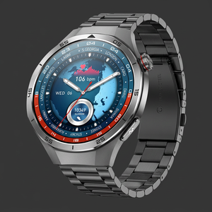 Montre connectée Sower, écran AMOLED 1,56 pouce, suivi du rythme cardiaque ECG, étanche IP68, montre de fitness unisexe avec NFC et assistant vocal - Product Image 5
