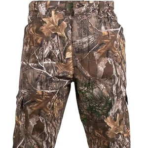 Pantalones de Caza de Otoño de Talla Grande, Estilo Cargo, Impermeables, Resistentes al Viento, de Dos Colores, Tela de Poliéster/Algodón, Cierre de Cremallera y Botón, Uniforme Táctico - Product Image 2