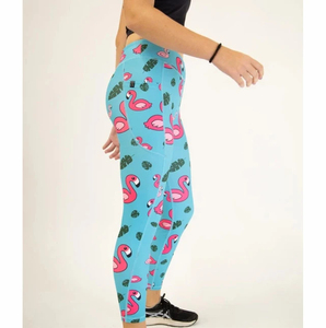 Active Women's Gym Sportswear High-Waisted Yoga Pants with Pockets Seamless Mesh Fabric Solid <b>Pattern</b> <b>Leggings</b> Fitness Wear - Product Image 5