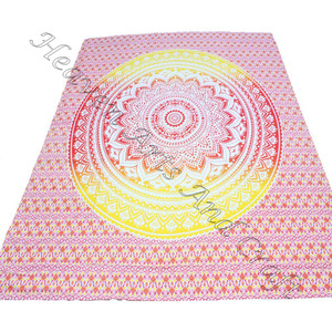 2023 de mujer T/clase camisa/Camiseta tipo mujeres de suave camiseta ser amable indio Bohemia Mandala psicodélico casa tapiz - Product Image 2