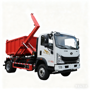 Camion à ordures à chargement arrière personnalisable, compresseur hydraulique de déchets, camion compacteur de 12 m³ à vendre - Product Image 3