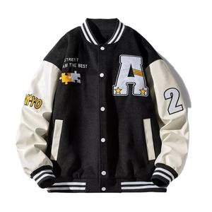 2026 sur mesure luxe Sport automne Bomber veste hommes grande taille Letterman Baseball veste Logo personnalisé poche en gros - Product Image 1
