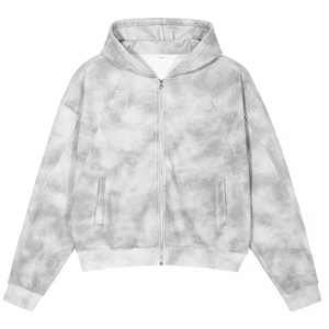 Sudadera con Capucha Estilo Vintage Lavado Ácido al por Mayor Otoño 2025 |   Tie Dye con Logotipo Personalizado |   Sudaderas con Capucha de Alta Calidad 100% Algodón para Hombre y Mujer - Product Image 1