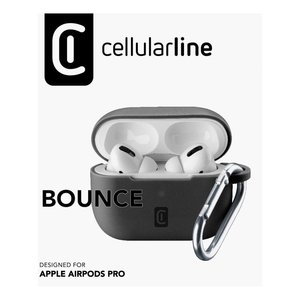 Funda protectora para auriculares BOUNCE para Pro 2, silicona negra, antipérdida - Product Image 2