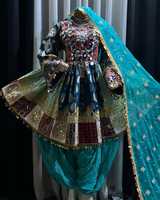 Nuovo arrivo Afghani Pakistani Wedding Party abiti da donna pesanti ricamati abiti Vintage bohémien realizzati in seta