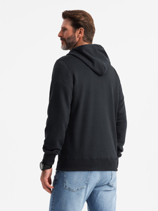 เสื้อฮู้ดดี้โอเวอร์ไซส์สำหรับทุกเพศ ฤดูใบไม้ร่วง ผลิตจากผ้าโพลีเอสเตอร์/คอตตอน ผ้าฟลีซเนื้อนุ่ม พิมพ์ลายได้ตามต้องการ เสื้อหนา สไตล์สตรีทแวร์ รุ่นใหม่ - Product Image 2