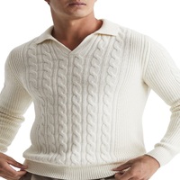 Veste pull câble polo de haute qualité pour hommes pull à capuche à manches longues pull costume nouveaux vêtements stock lot excédentaire Bangladesh
