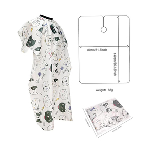 Escote Poliéster Impermeable Peluquería Delantal Salón Capa de salón Capa de peluquería para corte de cabello - Product Image 2