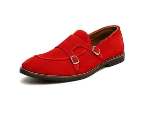 أحذية جلد أصلية إيطالية من جلد الغزال من مصنع المعدات الأصلي حذاء كاجوال برباط على الطراز الإنجليزي مصنوع يدويًا للرجال أحذية جلدية