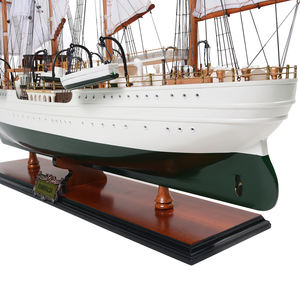 Maqueta de Barco Clásica Hecha a Mano en Madera Esmeralda para Decoración del Hogar y la Oficina (96Lx30Wx63H cm) - Product Image 5