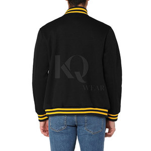 Blouson universitaire réversible léger et écologique pour homme, style minimaliste, coupe décontractée, tissu doux pour le streetwear - Product Image 3