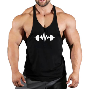 New Arrival Men's Cotton Hooded Gym Workout Tank Top Quick Dry Breathable Sleeveless Sportswear - Product Image 4
