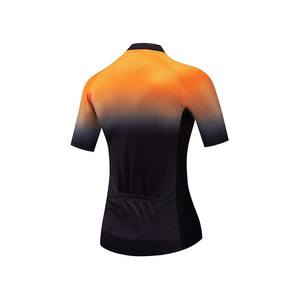 Maillot de cyclisme pour femmes Full Zipper Breathable Quick Dry Custom Breathable Blank Cycling Jersey - Product Image 2
