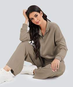 Conjuntos Deportivos de Otoño para Mujer, Diseño de Moda, 2 Piezas, Manga Larga, Casuales, Elegantes, Personalizados, para Correr - Product Image 5