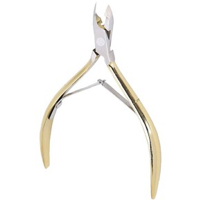 Cuticle Nippers Stainless Steel premium gold coated personal beauty care nail cuticle nipper - Product Image 2