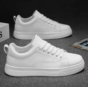 Zapatos de cuero informales para todas las estaciones para hombre, diseño deportivo ligero, malla antideslizante, aumento de altura, moda cómoda y flexible - Product Image 3