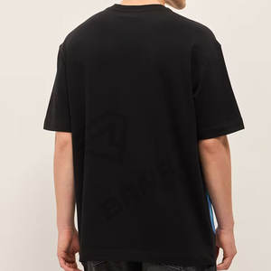 Camiseta de algodón informal de gran tamaño de alta calidad de manga larga sólida para hombre de talla grande para venta en línea - Product Image 4