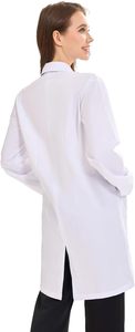 Uniforme médico de Bata de laboratorio de hospital con serigrafía Unisex de calidad superior personalizado para médicos, enfermeras, dentistas, uniformes largos - Product Image 2