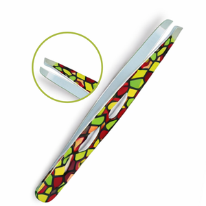 Pince à épiler légère de qualité supérieure, imprimée multicolore, en acier inoxydable, pour sourcils, précision, épilation des poils, cosmétique - Product Image 2