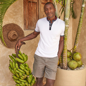 Camiseta Unisex Certificada Ultifresh, Casual, Lavada, de Doble Piqué, con Cuello Ace, Lisa, de Punto, Mezcla de Poliéster/Algodón, Corte Regular - Product Image 3