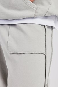 Pantalones de hombre de cintura elástica lavada de Algodón 100% con paneles laterales de pierna ancha holgada hecha a medida - Product Image 5