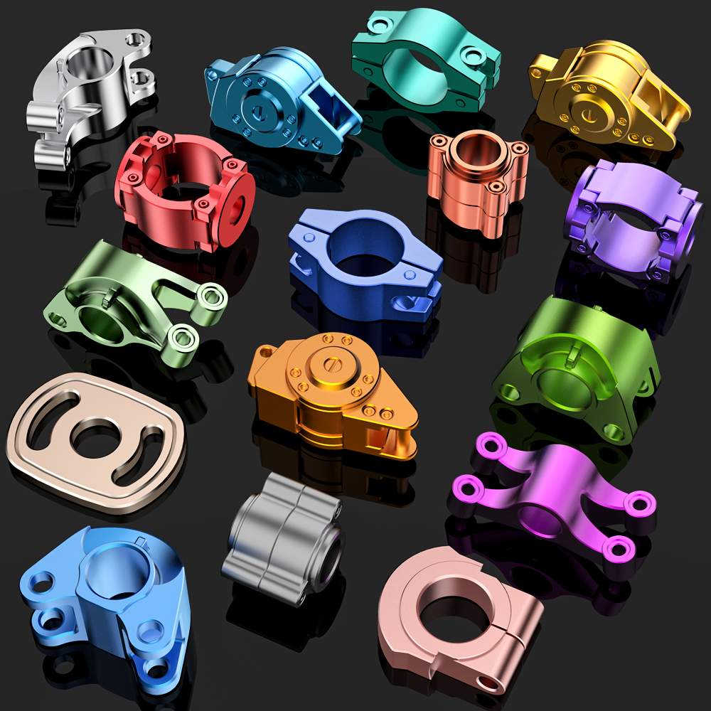 Custom CNC Machining and Fabrication Services for Motorcycle Frame Parts With Anodizing and High Strength Metal Processing