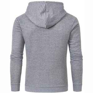 Sweat à capuche en coton-poly premium unique pour homme, pull d'hiver chaud doublé en polaire, coupe régulière - Product Image 2