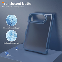 Logo/emballage personnalisés disponibles : Nouvelle coque en TPU pour iPhone 18 Duo, coque mate résistante aux chutes avec effet peau pour accessoires mobiles