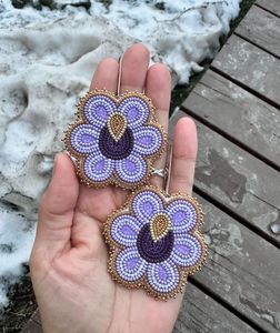 Europa América Cross Border Nueva tendencia de moda Creative Versatile Rugby Hat Exquisitos pendientes de bola de arroz hechos a mano BYHF Bodas - Product Image 2