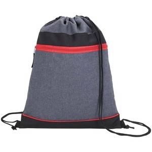 Mochila de gimnasio ligera para hombres y mujeres con bolsillos grandes con cordón Forro de PVC y poliéster para deportes Escuela y viajes - Product Image 4