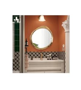 Espejo de Pared Moderno de Latón con Diseño Único, Color y Tamaño Personalizables para Decoración del Hogar, Bares, Hoteles y Spas - Product Image 1