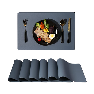 Diseño de cuero piedra comedor manteles de cuero forma cuadrada redonda personalizada de cuero al mejor precio venta caliente - Product Image 4