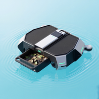 Addotron SE PRO, Robot Limpiafondos de Piscina con Batería de 9600 mAh, Energía Solar, Contenedor Grande de 8L, Seguimiento Inteligente de la Luz, Control Remoto por Aplicación