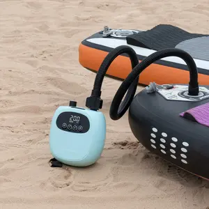 Inflador de bomba de aire inteligente pequeño para tabla de surf, bomba de tabla de Paddle, batería portátil, bomba Sup de 20PSI