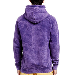 ผู้ผลิตที่ดีที่สุด เสื้อฮู้ดดี้ผ้าฝรั่งเศสเทอร์รี่ 100% ผ้าฝ้ายผสมสไตล์วินเทจ ปรับแต่งได้ ลวดลายฟอกสีแบบดิสเทรสที่ดีที่สุดสำหรับผู้ชาย - Product Image 2