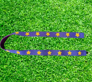 MD HANDICRAFTS Superbes ceintures de broderie bleues et jaunes Options de taille disponibles pour les sacs à main Sangles Coffrets cadeaux - Product Image 2