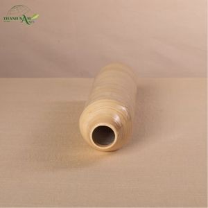 Jarrón Decorativo de Bambú Delgado, Estilo Art Deco, Forma Enrollada, Ecológico, para Mesa, Serie Color y Acabado Natural - Product Image 5