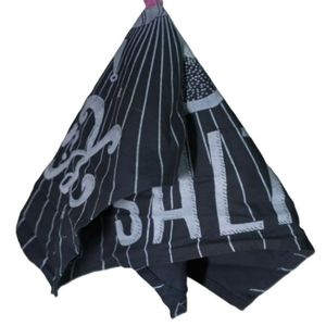 Serviette de cuisine en coton noir 100% biologique, couleur unie, douce, élégante, jetable, séchage rapide, écologique - Product Image 1
