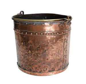 Seau à glace en cuivre battu à la main avec touche traditionnelle pour refroidir les boissons lors des fêtes de mariage, des bars à domicile et des événements en plein air - Product Image 6