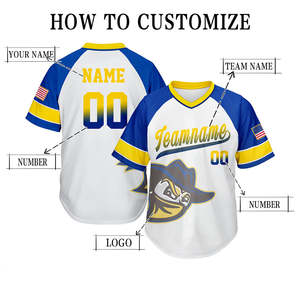 Uniformes de Béisbol Personalizados de Talla Grande, Ligeros, Transpirables, de Secado Rápido, Conjuntos Deportivos Estampados de Alta Calidad en Venta, MOQ Bajo - Product Image 6