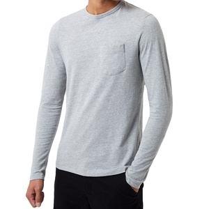 Camisetas de Manga Larga para Hombre 2026, Suaves y Transpirables, de Algodón, Corte Ajustado, Estilo Vintage, Casual, para Usar en Capas, Moda Urbana, Gimnasio y Aire Libre - Product Image 1