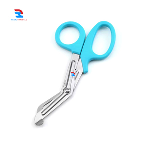 Tijeras de Corte Quirúrgico Manual para Trauma Veterinaria, Vendaje de Primeros Auxilios para Instrumentos Quirúrgicos Base Animal - Product Image 4