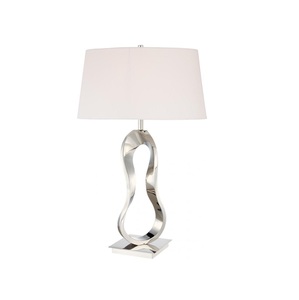 Metal Table <b>lamp</b> in Silver Color plated modern table Bedroom Decorating <b>lamp</b> for hotel restaurants bedroom living room - Product Image 3